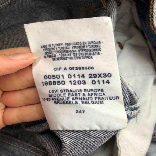 Levi's 501 W29L30 jeans