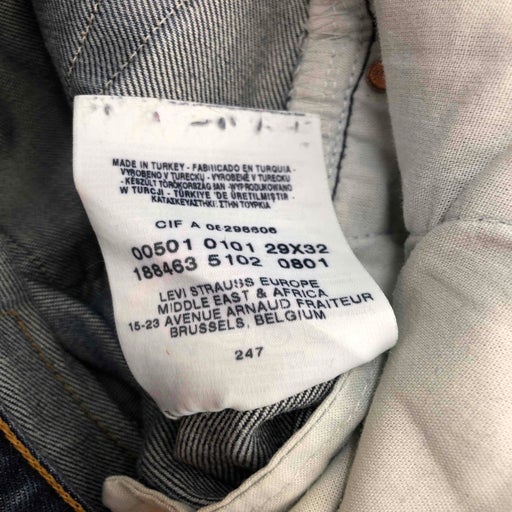 Levi's 501 W29L32 jeans