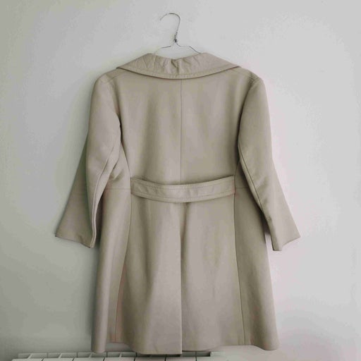 70's leather trench coat
