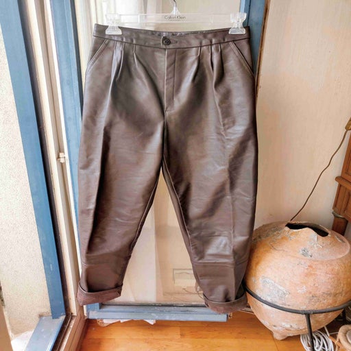 Leather trousers