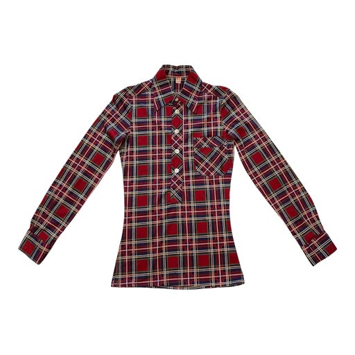 70's tartan shirt