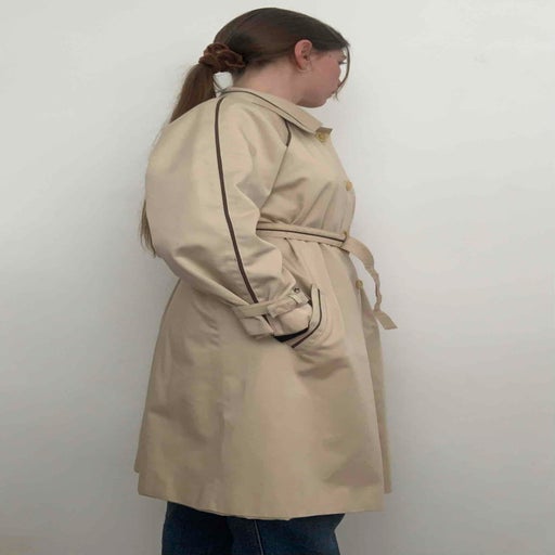 Belted trench coat