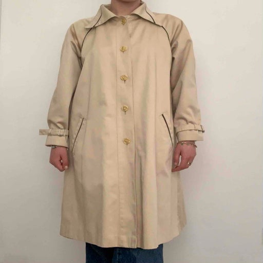 Belted trench coat