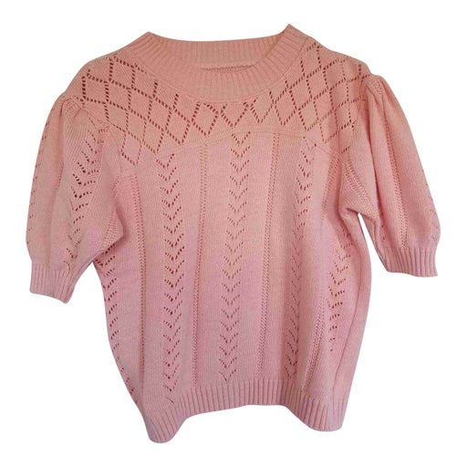 Open knit top