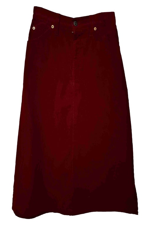 Levi's Velvet Midi Skirt