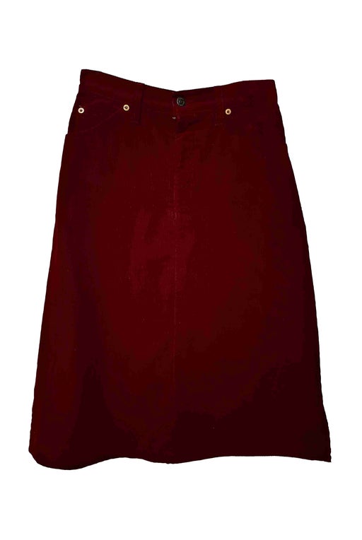 Levi's Velvet Midi Skirt