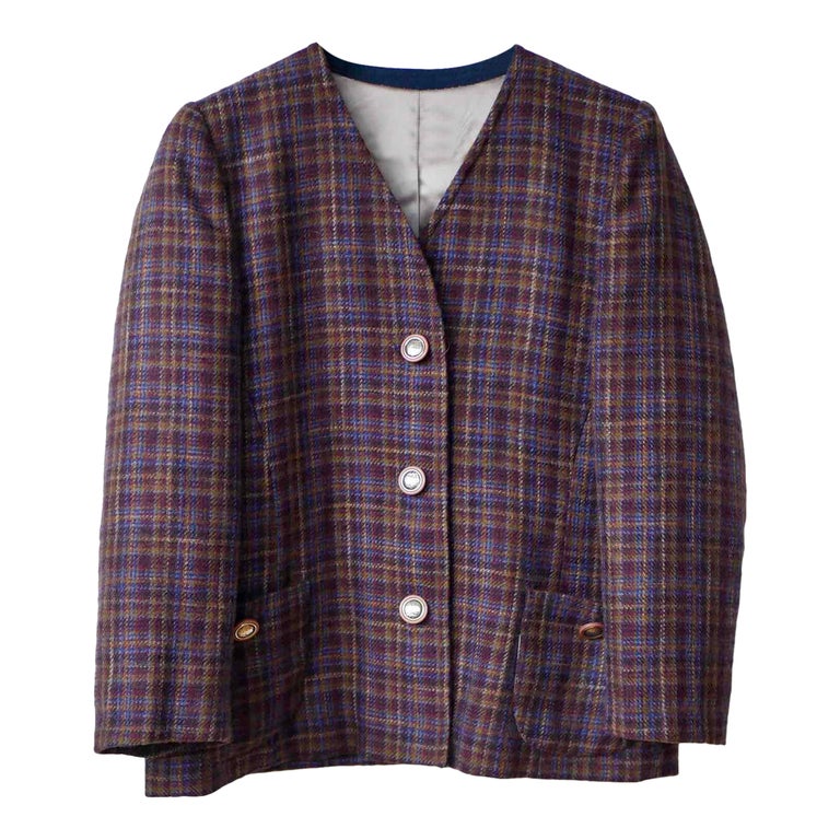 Checked jacket