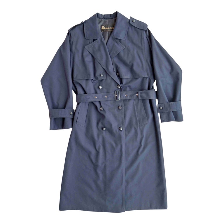 Belted trench coat