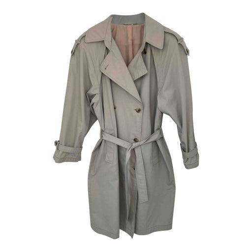 Belted trench coat