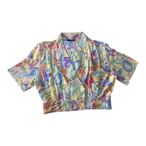 Pastel patterned top