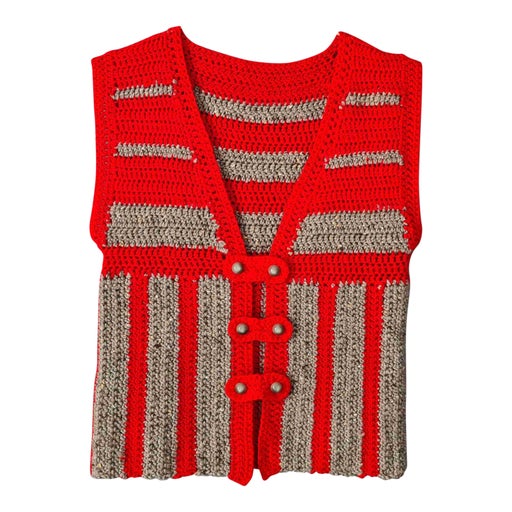 Sleeveless wool vest