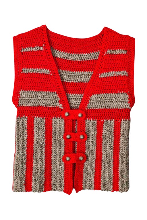 Sleeveless wool vest