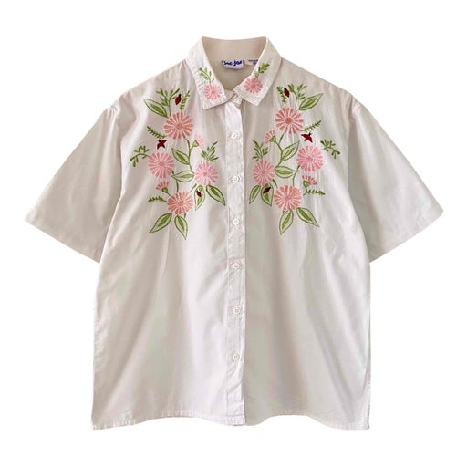 Embroidered cotton shirt