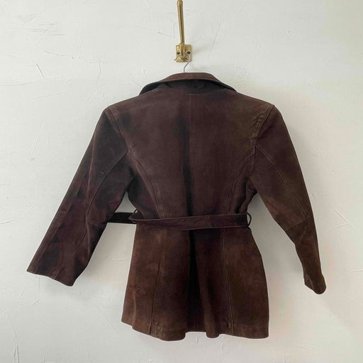 Suede safari jacket