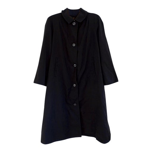 black trench coat