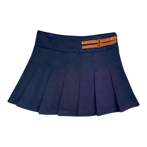 Pleated mini skirt