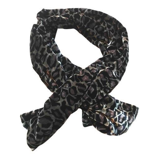 Leopard Velvet Scarf