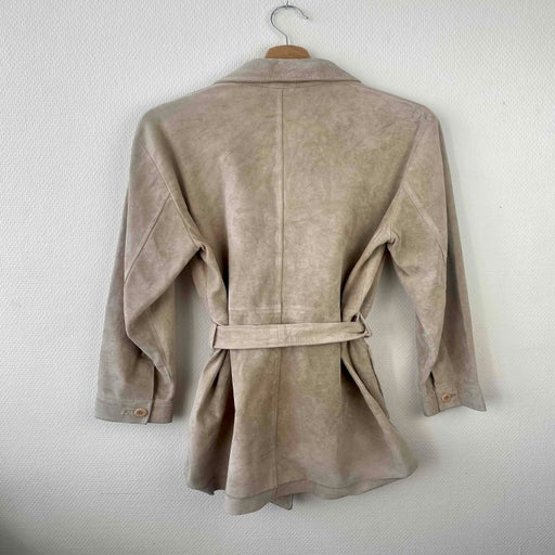 Suede safari jacket