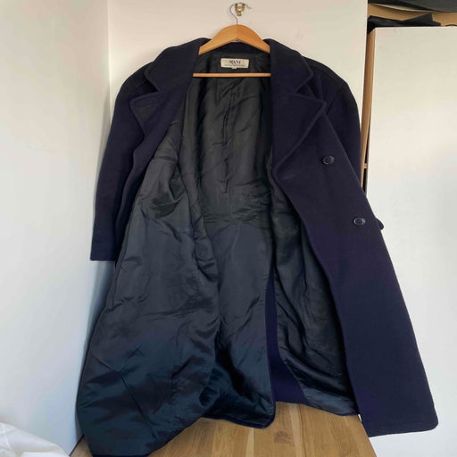 Wool and cashmere coat