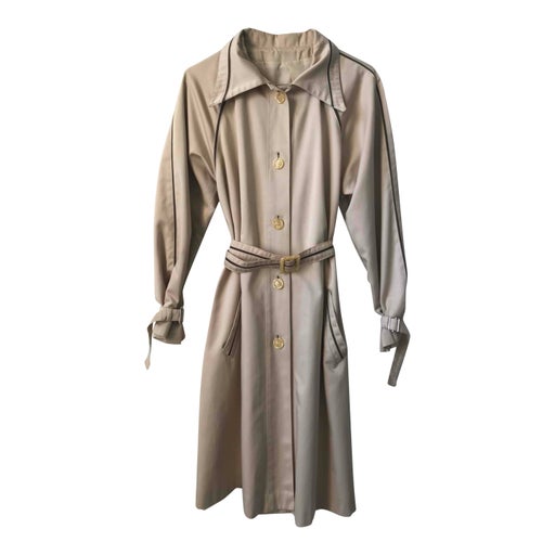 Belted trench coat