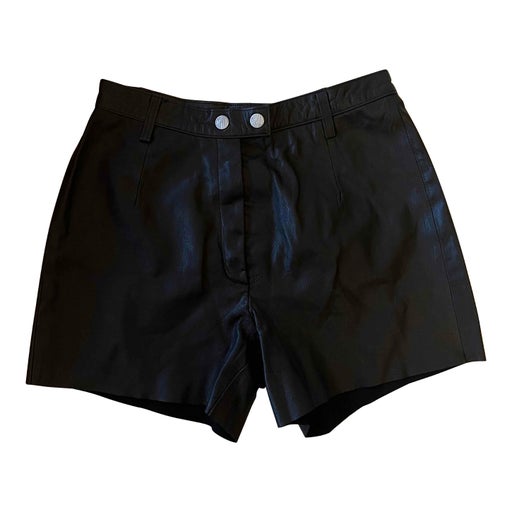 Mini short en cuir