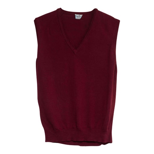 Pull sans manche en laine
