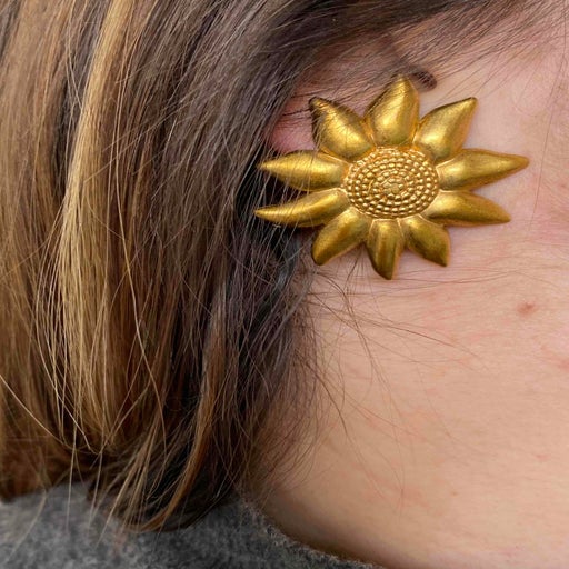 Brass earrings
