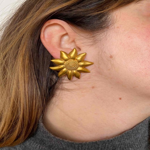 Brass earrings