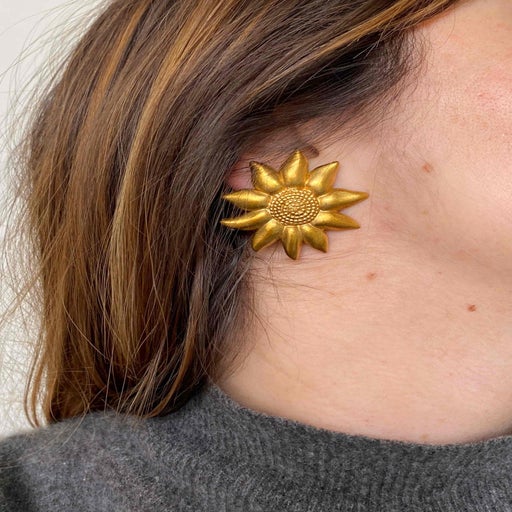 Brass earrings