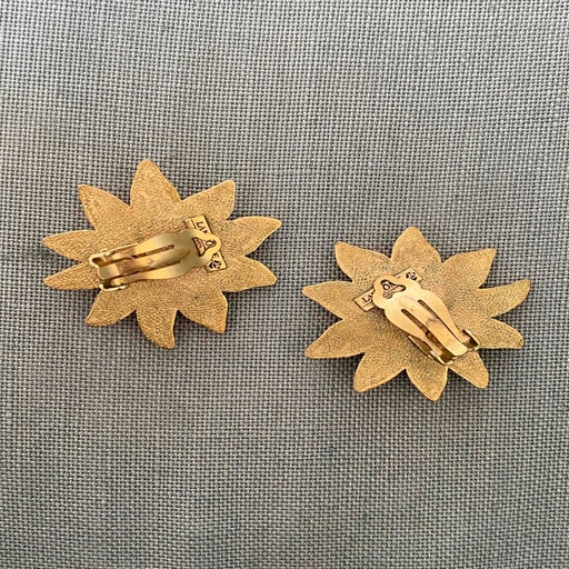 Brass earrings