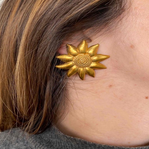 Brass earrings