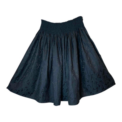 Cotton damask skirt