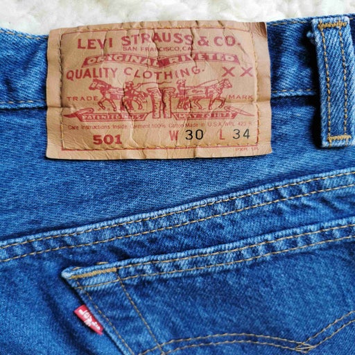 Levi's 501 W30L34 jeans