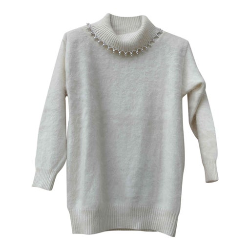 Embroidered turtleneck