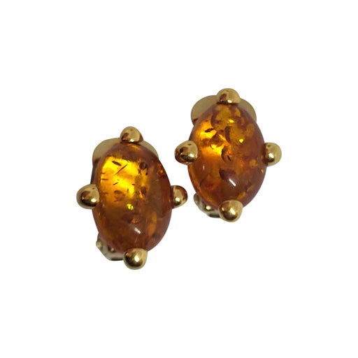 Boucles d'oreilles en ambre