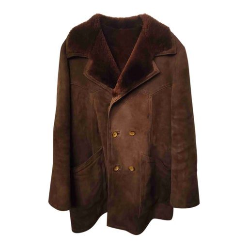 Manteau en peau lainée