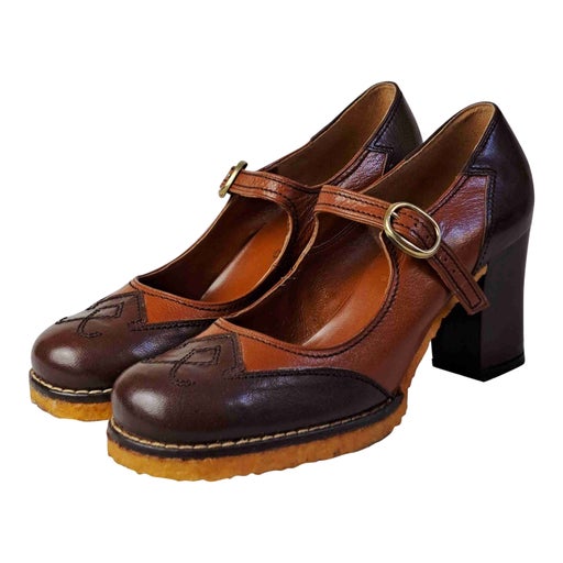 Leather Mary Janes