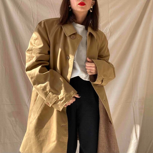 Reversible trench coat