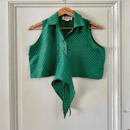 Silk tie top