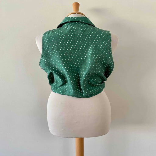 Silk tie top