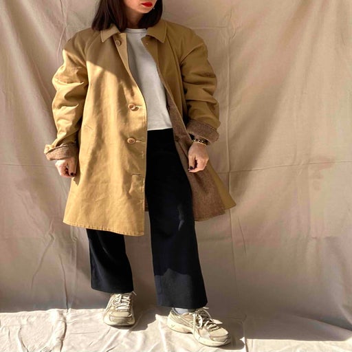 Reversible trench coat