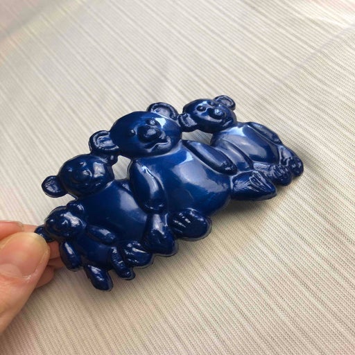 Bear hair clip