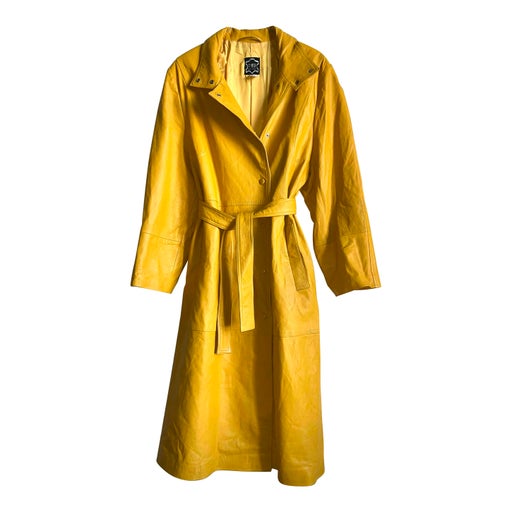 Trench en cuir