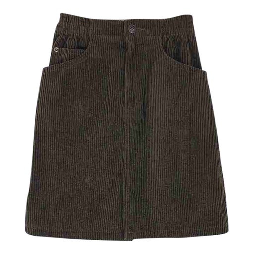 Corduroy mini skirt