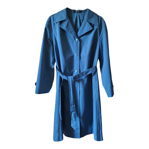 Belted trench coat