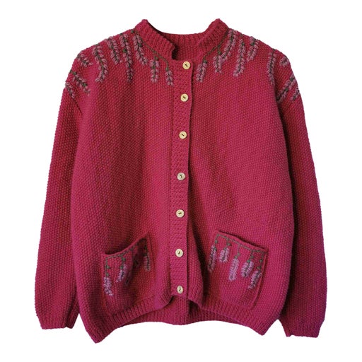 Fuchsia cardigan