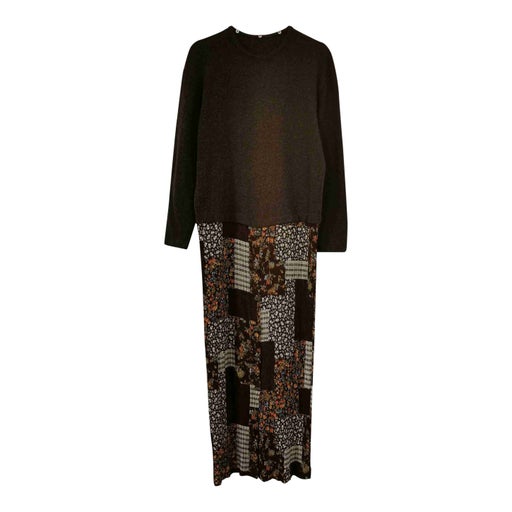 Patchwork jumper dress