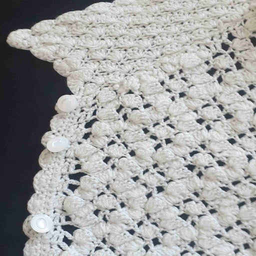 Crochet wool cardigan