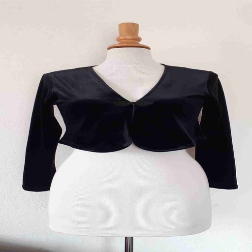Velvet crop top