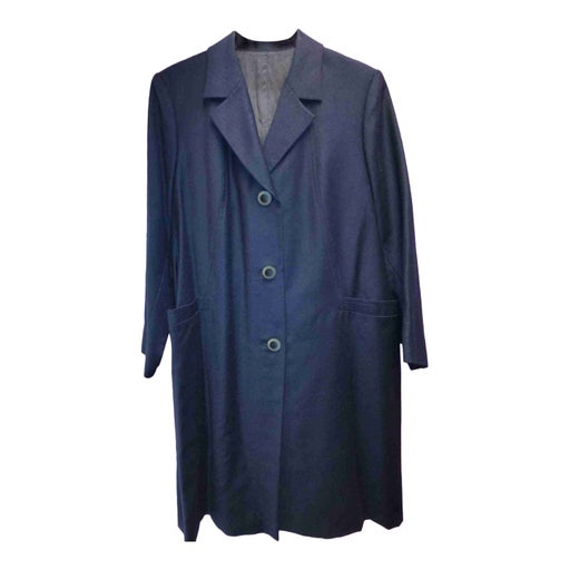 Long navy blue coat